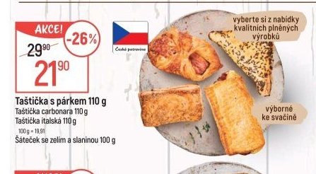 Taštička s párkem 110 g