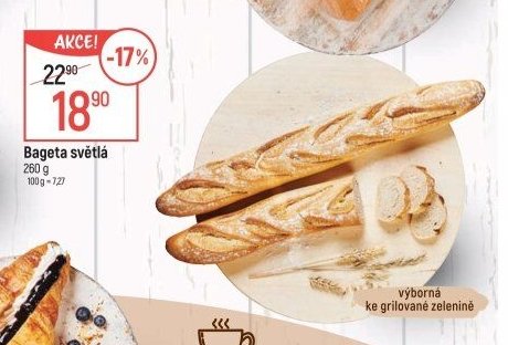 Bageta světlá 260 g