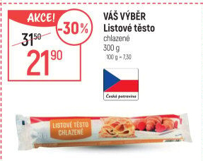 Listové těsto Váš Výběr