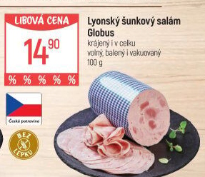 Salám lyonský šunkový Globus