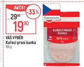 Šunka kuřecí prsní Váš Výběr