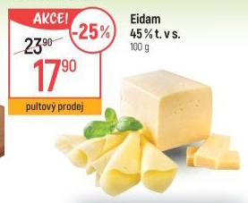 Sýr Eidam 45%
