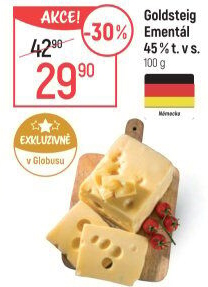 Sýr Ementál 45 % Goldsteig