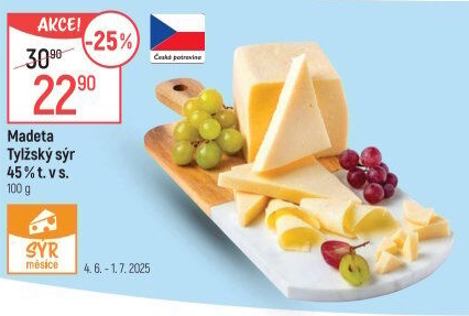 Sýr tylžský Sýrařův výběr Madeta