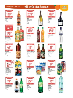 akční leták Globus 11.6.2025-17.6.2025