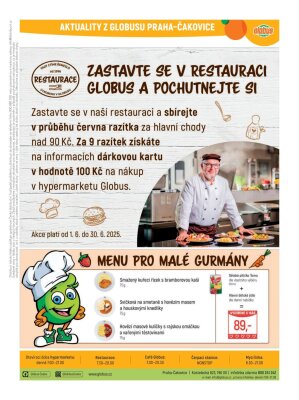 akční leták Globus 11.6.2025-17.6.2025