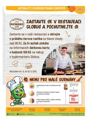 akční leták Globus 11.6.2025-17.6.2025