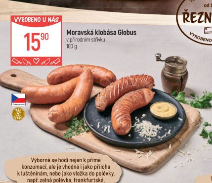 Moravská klobása Globus