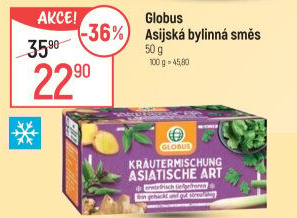 Asijská bylinná směs mražená Globus