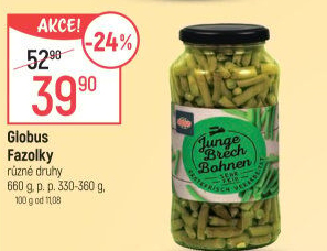 Fazolky zelené Globus