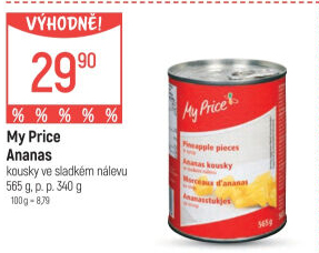 Kompot ananas My Price