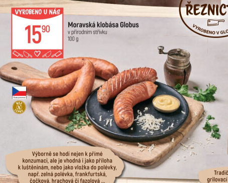 Moravská klobása Globus