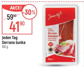 Šunka Serrano Jeden Tag