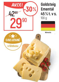 Sýr Ementál 45 % Goldsteig