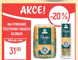 Těstoviny semolinové Globus