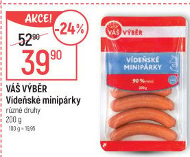 Vídeňské minipárky Váš Výběr