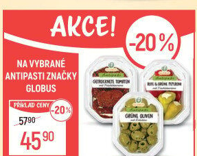 Antipasti variace Globus