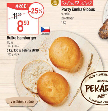 Bulka na hamburger