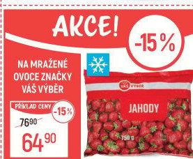 Jahody mražené Váš Výběr