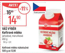 Kefírové mléko ochucené Váš výběr