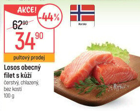 Losos obecný filety