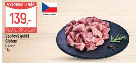 Maso na guláš vepřové Globus
