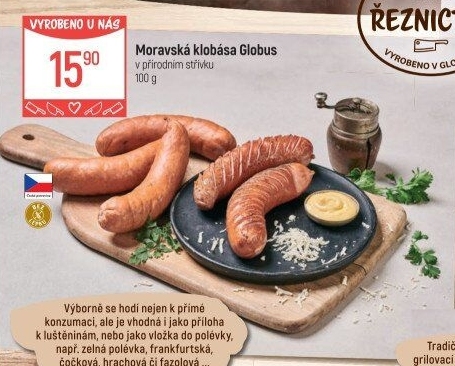 Moravská klobása Globus