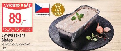 Sekaná syrová Globus
