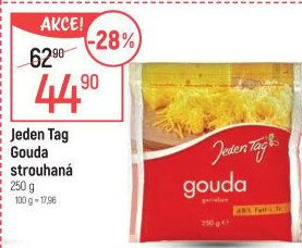 Sýr Gouda strouhaná Jeden Tag