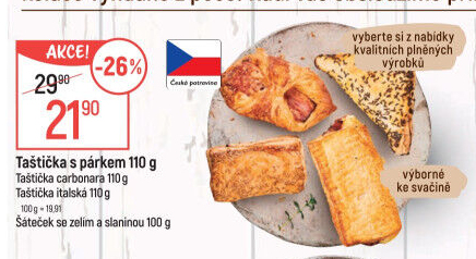 Taštička se slanou náplní