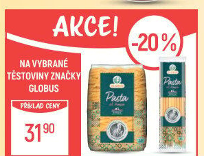 Těstoviny semolinové Globus