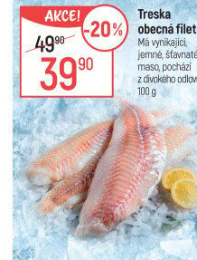 Treska světlá filety