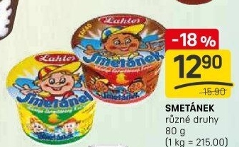 Dezert Smetánek Laktos