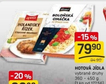 Hotová jídla Hamé