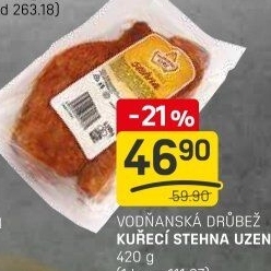 Kuřecí stehna uzená Vodňanské kuře