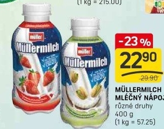 Nápoj mléčný Müllermilch Müller