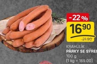 Párky se sýrem Krahulík