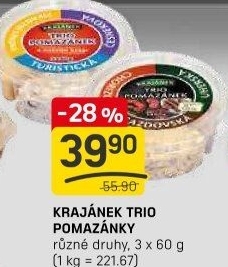 Pomazánky Trio Krajánek