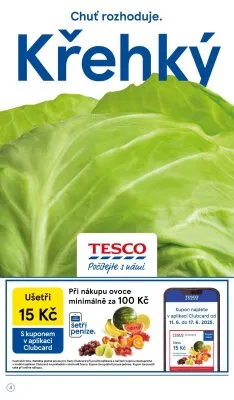 akční leták Tesco 11.6.2025-17.6.2025