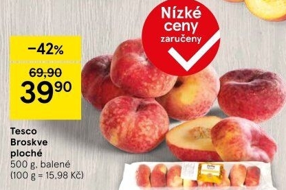 Broskve Paraquayo Tesco