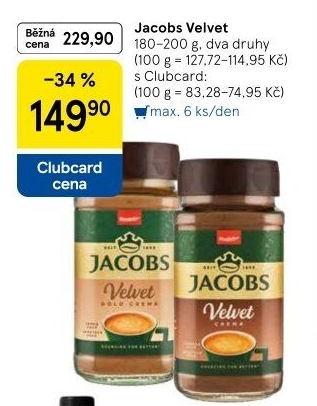 Instantní káva Jacobs Velvet