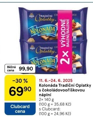 Oplatky Kolonáda Opavia
