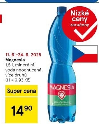 Přírodní voda Magnesia