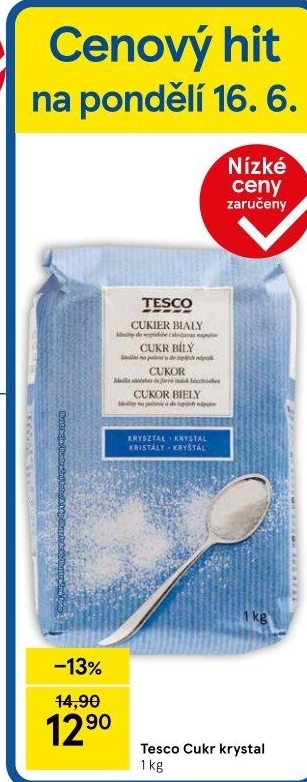 Cukr krystal Tesco