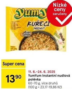 Instantní polévka YumYum