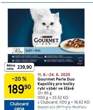 Kapsičky pro kočky Perle Gourmet Purina