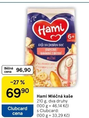 Kaše mléčná Hami