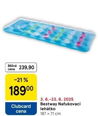 Nafukovací léhátko Bestway