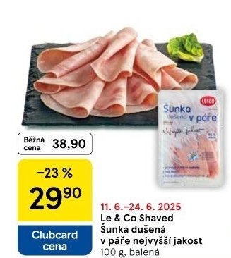 Šunka dušená nejvyšší jakosti LE&