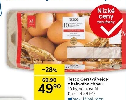 Vejce M Tesco